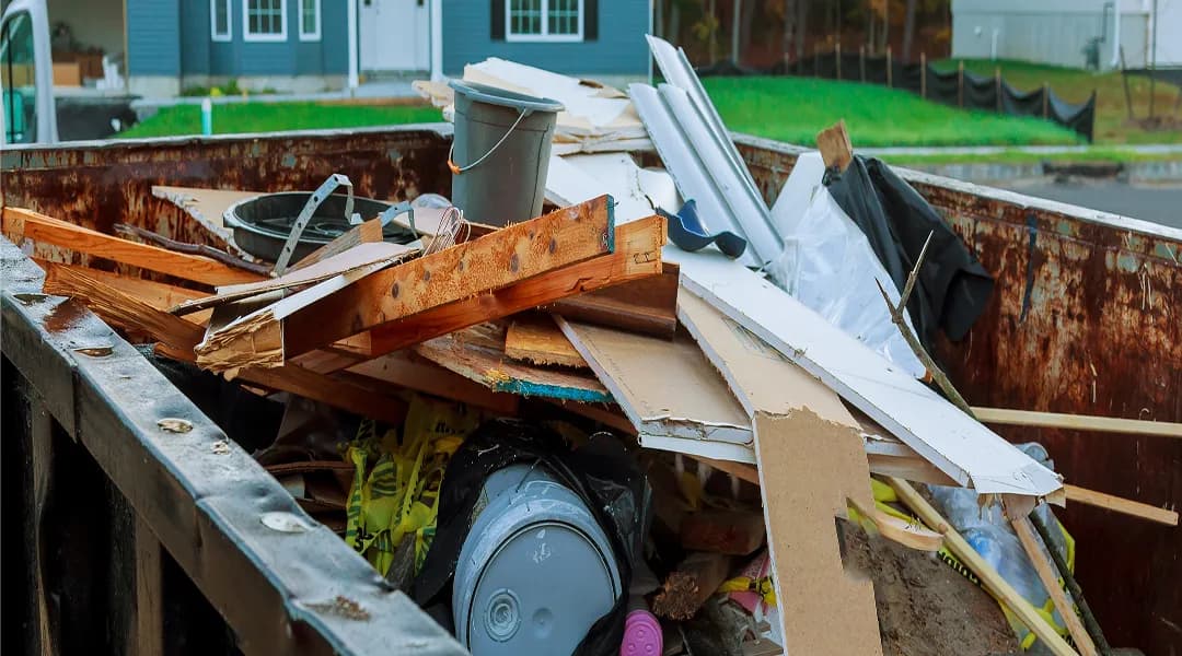 Cleared out home with furniture staged for donation