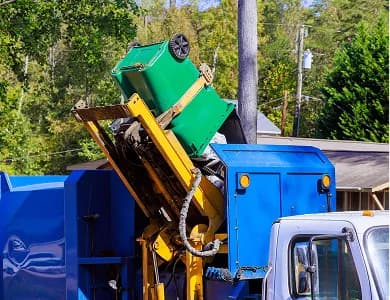 Residential Pickup in progress with a JunkJet crew