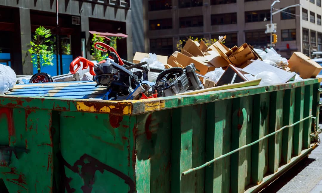 JunkJet crew loading a truck with household items